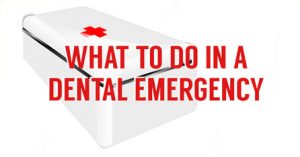 Dental emergency graphic