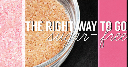 Sugar free - Right way graphic