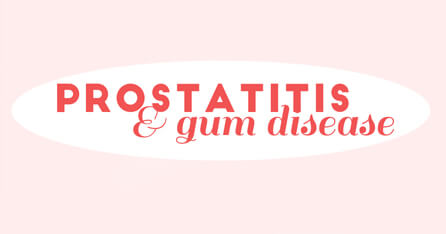 Prostatis and Gum Disease grapahic