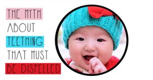 Teething myths graphic